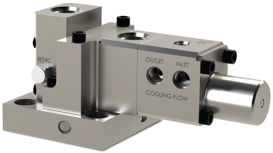 Water cooled 3-way purge valve