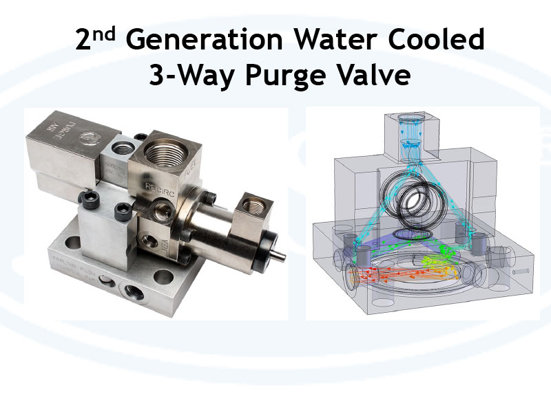 JASC 2nd Generation Water Cooled 3-Way Purge Valve